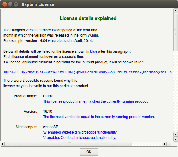 License Details Explained