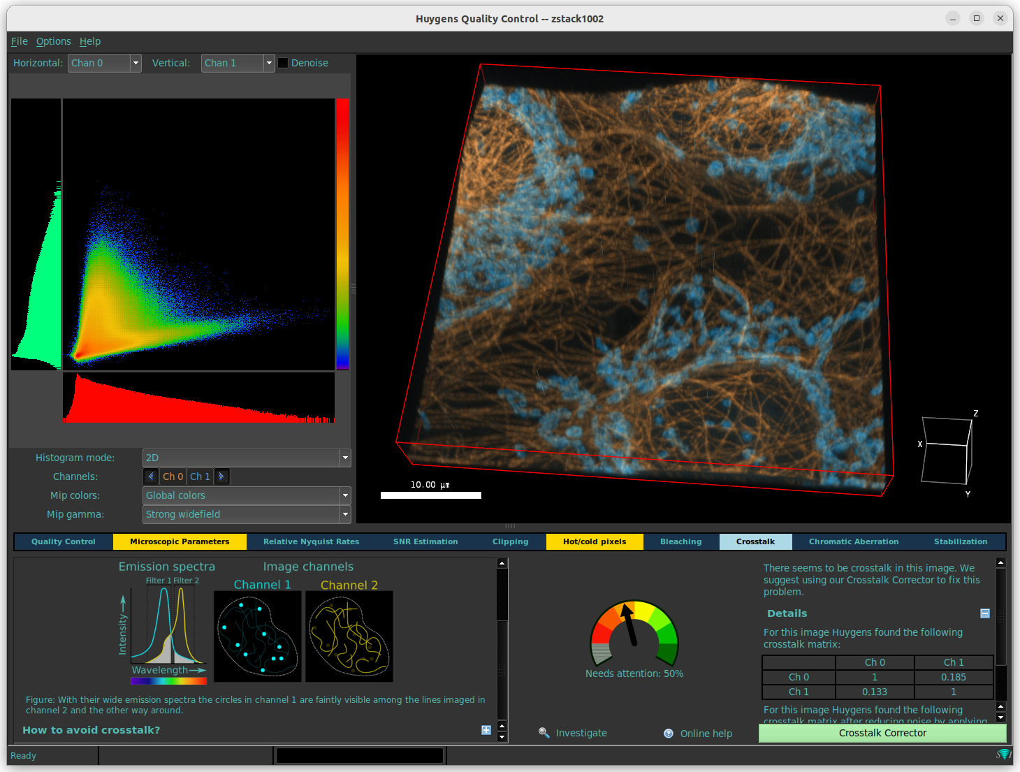 Huygens-Quality-Control | Scientific Volume Imaging