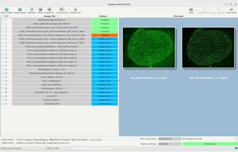 BatchFeeder Screenshot